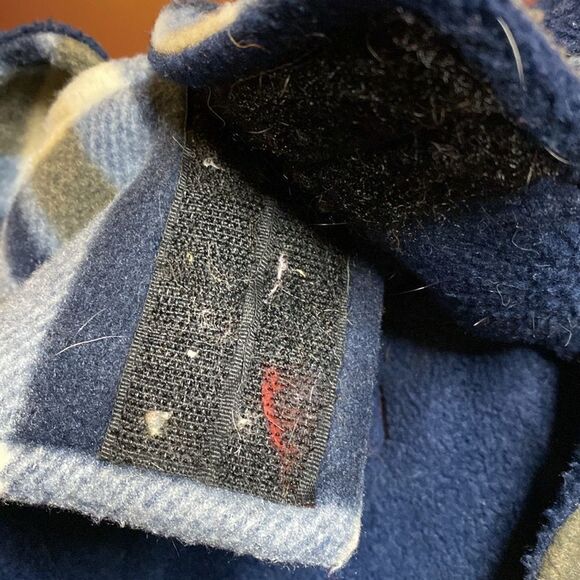 Handsome Navy Plaid Dog Coat Jacket - Picture 5 of 5